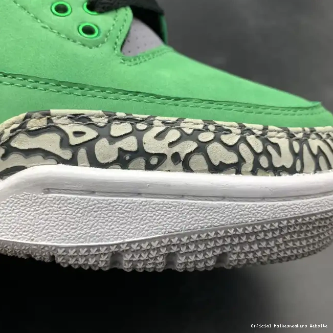 Official Maikesneakers 867493 AJ3 PE Jordan Oregon Ducks Tinker 3 Air shoes Retro 0509